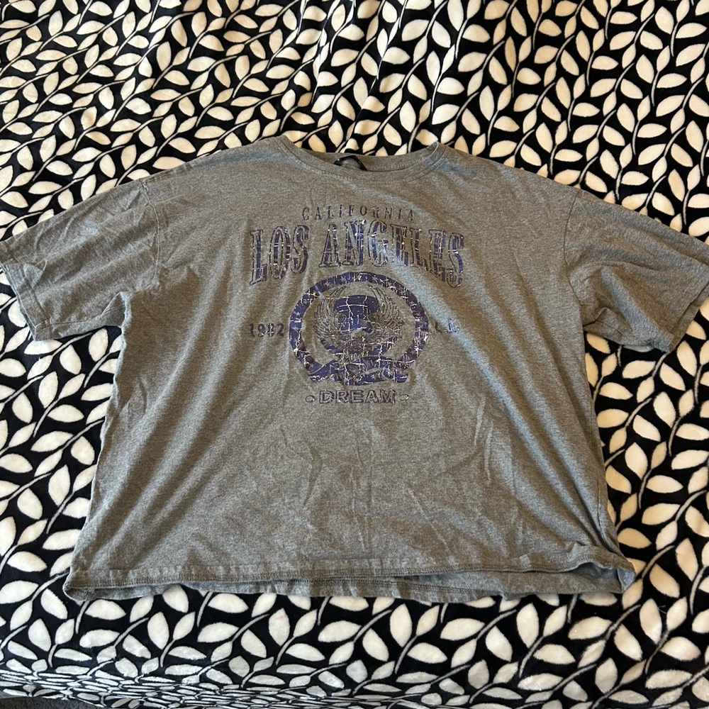 Gray Los Angeles Graphic T-Shirt